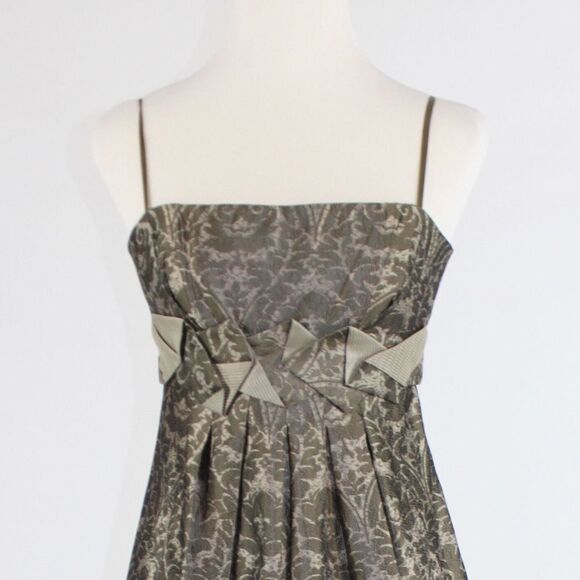 Taupe BCBG MAX AZRIA A-line dress 2 - Picture 2 of 8
